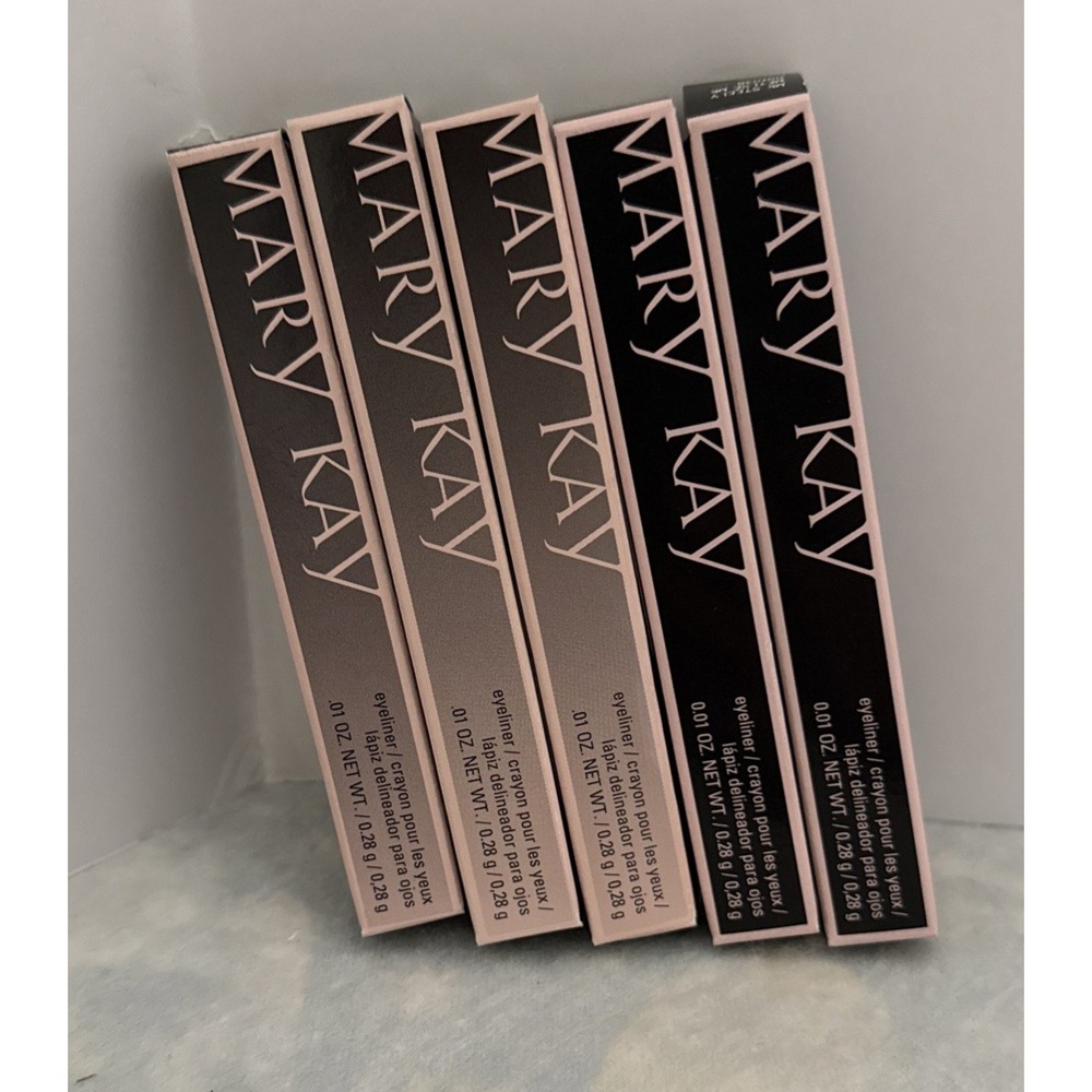 Lot of 5 Mary Kay Eyeliner Steely & MK Steely 090138 & 017634 New Discontinued
